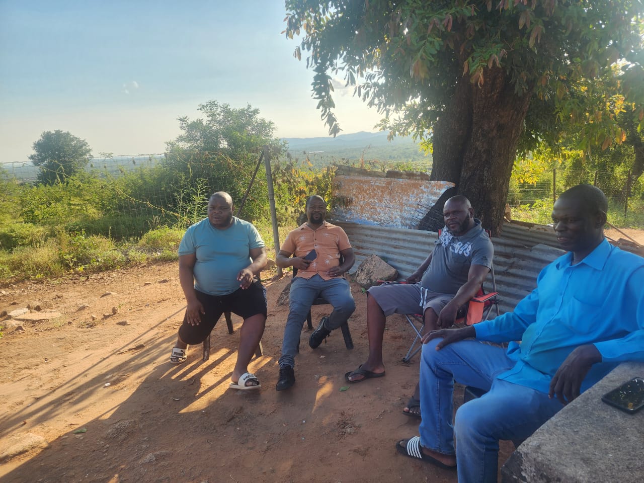 Samuel Mafemani Mafumbheyani, Cleford Hakamela, Dr Mkateko Raymond Maluleke and Hosana Skheto Kenny Hakamela