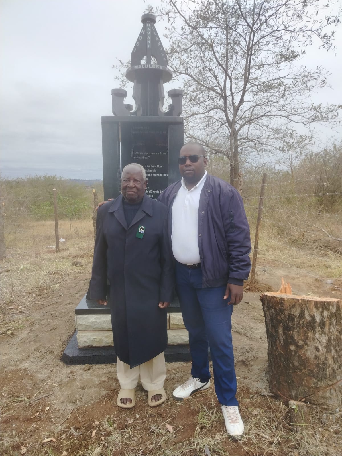 At the sacred royal burial site